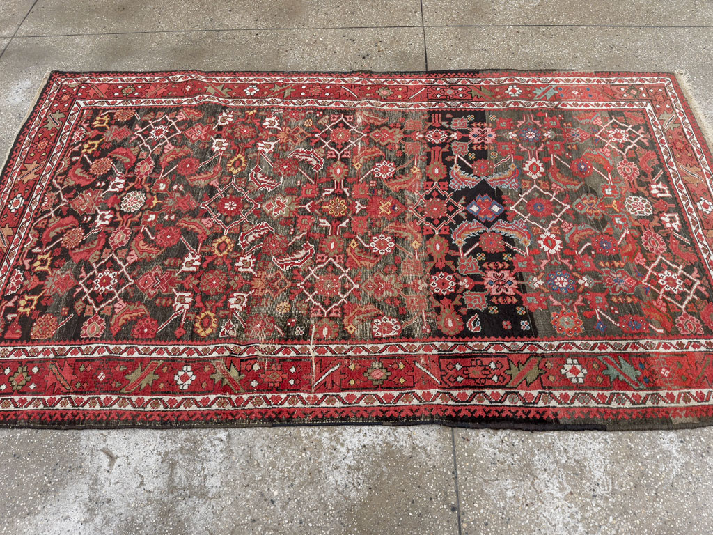 Antique Persian Mahal Rug, No.25548 - Galerie Shabab