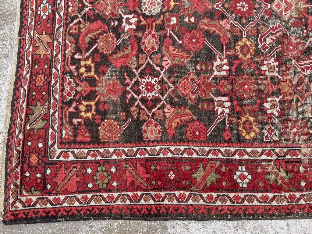 Antique Persian Mahal Rug, No.25548 - Galerie Shabab