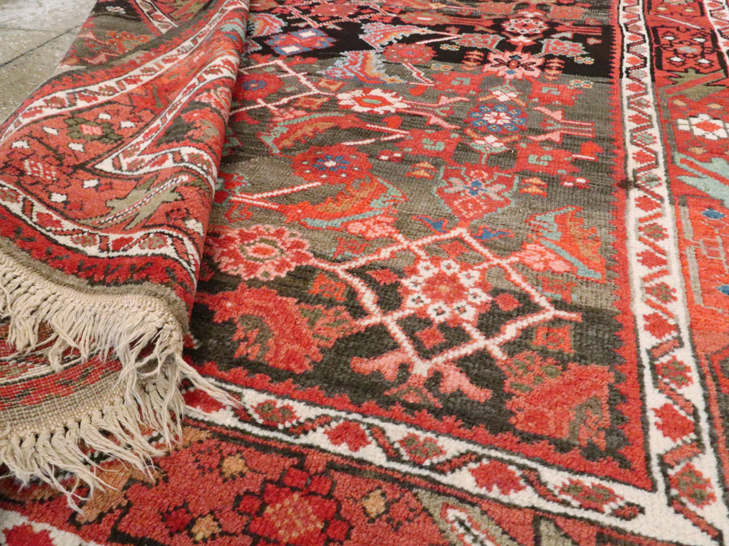 Antique Persian Mahal Rug, No.25548 - Galerie Shabab
