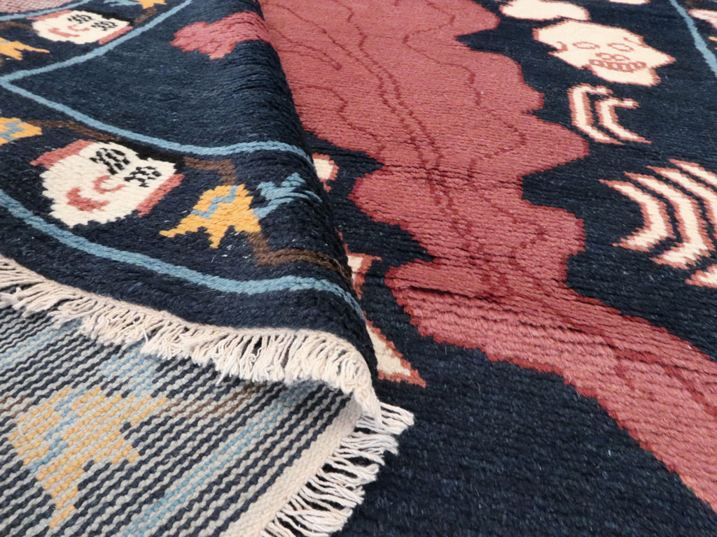 Vintage Tibetan Pictorial Rug, No.25552 - Galerie Shabab