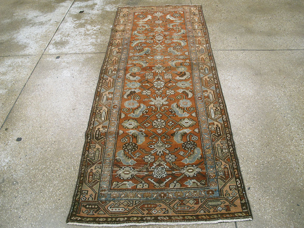 Antique Persian Malayer Runner, No.25553 - Galerie Shabab