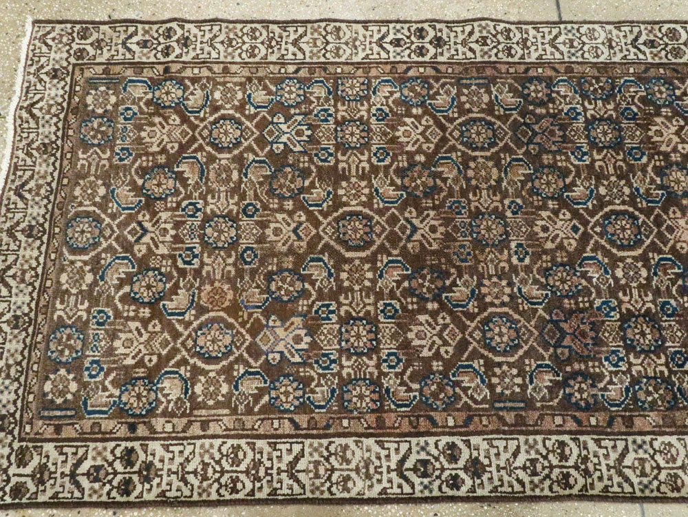 Vintage Persian Malayer Runner, No.25557 - Galerie Shabab