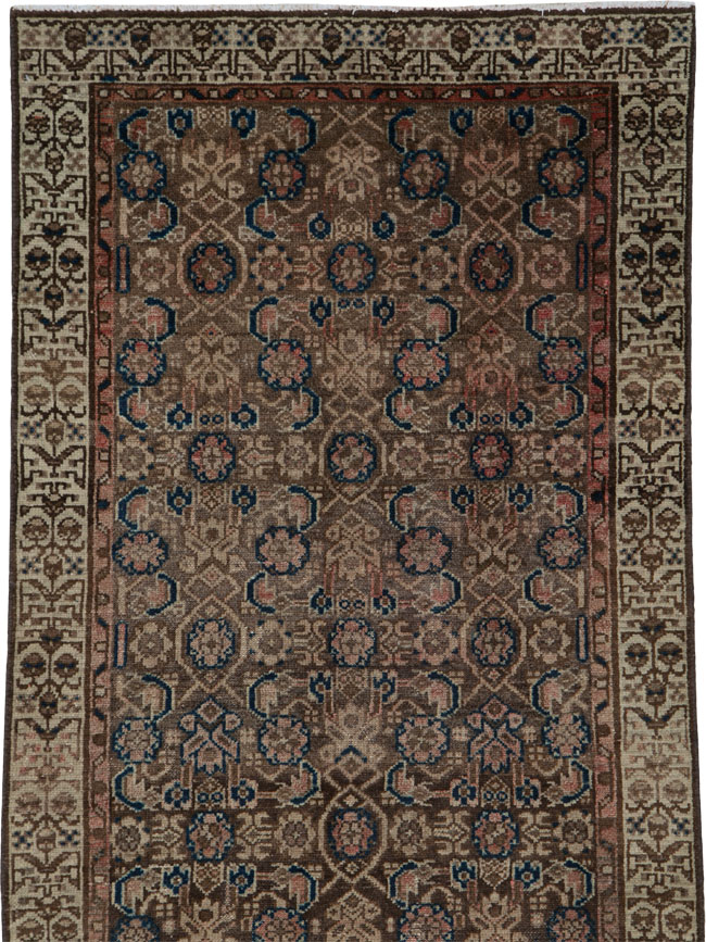 Vintage Persian Malayer Runner, No.25557 - Galerie Shabab