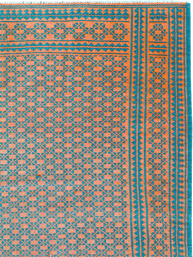Vintage Persian Reversible Flatweave, No.25562 - Galerie Shabab