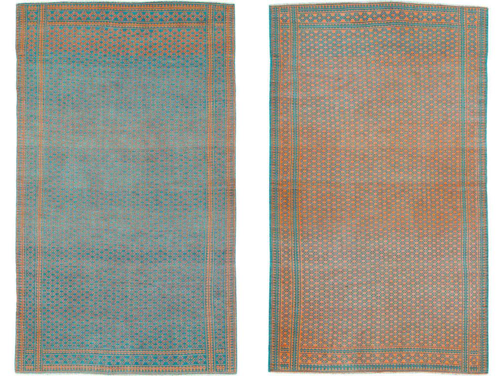 Vintage Persian Reversible Flatweave, No.25562 - Galerie Shabab