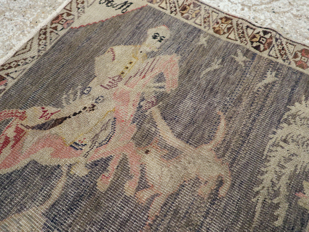 Vintage Kayseri Pictorial Rug, No.25563 - Galerie Shabab