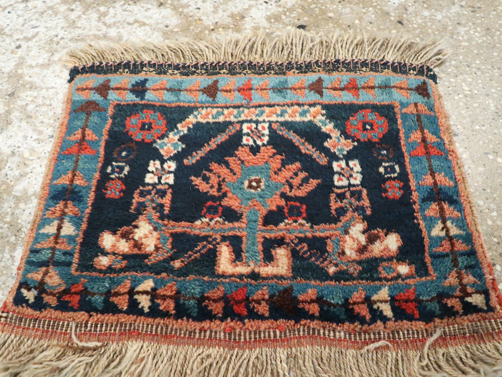 Vintage Persian Afshar Tribal Bag Face, No.25567 - Galerie Shabab
