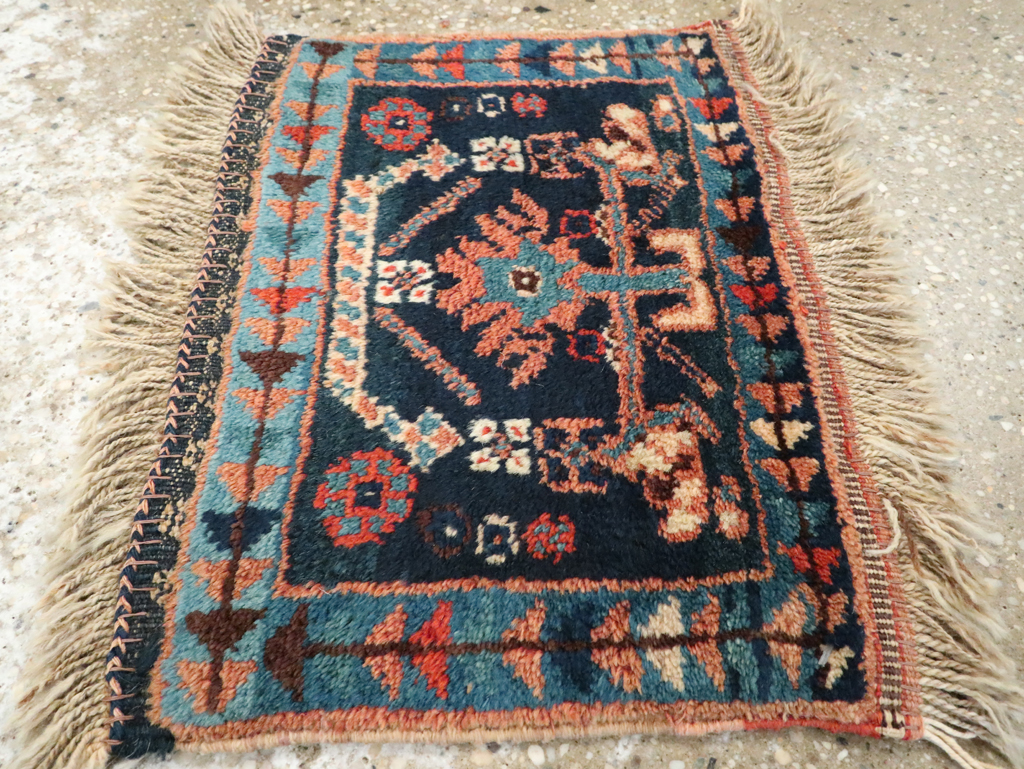 Vintage Persian Afshar Tribal Bag Face, No.25567 - Galerie Shabab