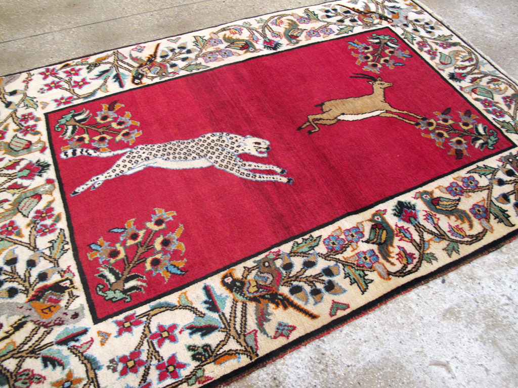 Vintage Tabriz Rug, No.25584 - Galerie Shabab