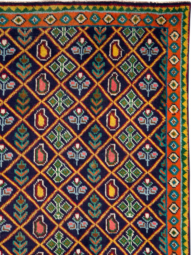 Vintage Persian Tabriz Rug (Pair: 1 of 2), No.25587 - Galerie Shabab