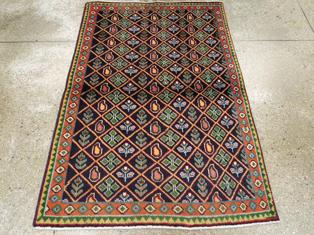 Vintage Persian Tabriz Rug (Pair: 1 of 2), No.25587 - Galerie Shabab