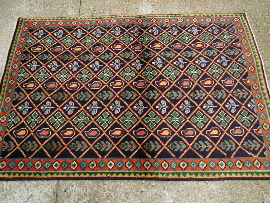 Vintage Persian Tabriz Rug (Pair: 1 of 2), No.25587 - Galerie Shabab