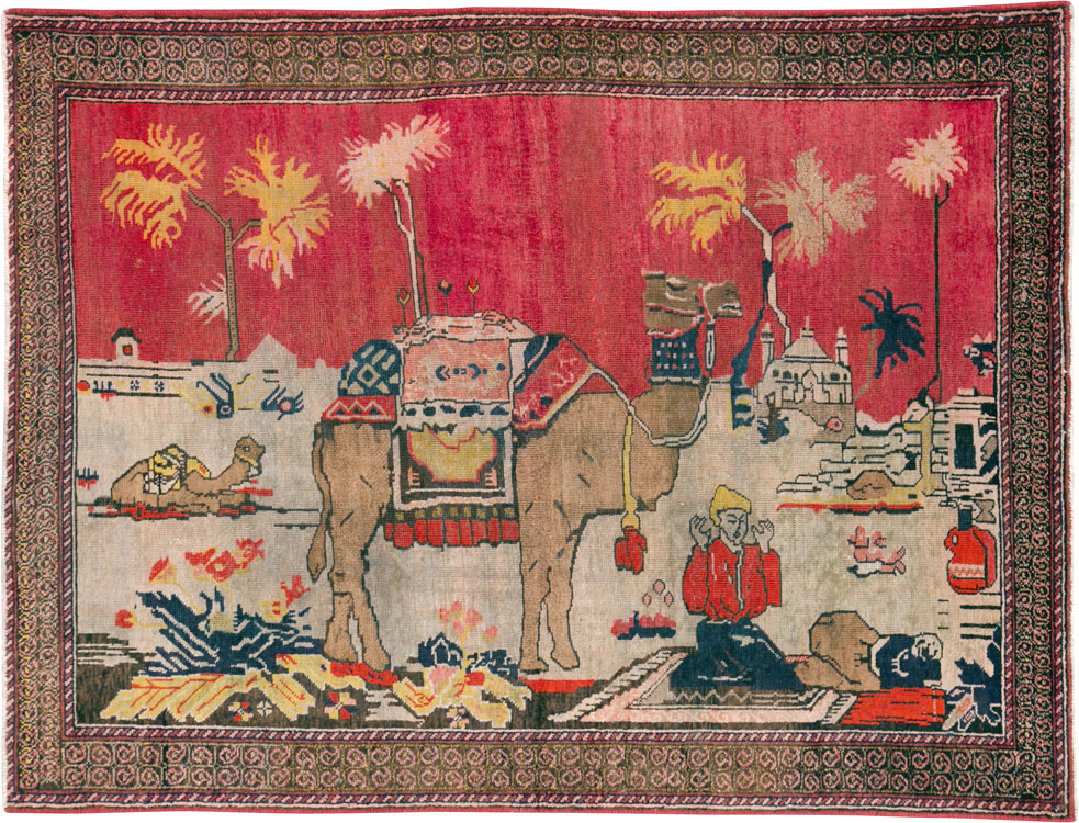 Vintage Baluch Rug, No.25591 - Galerie Shabab