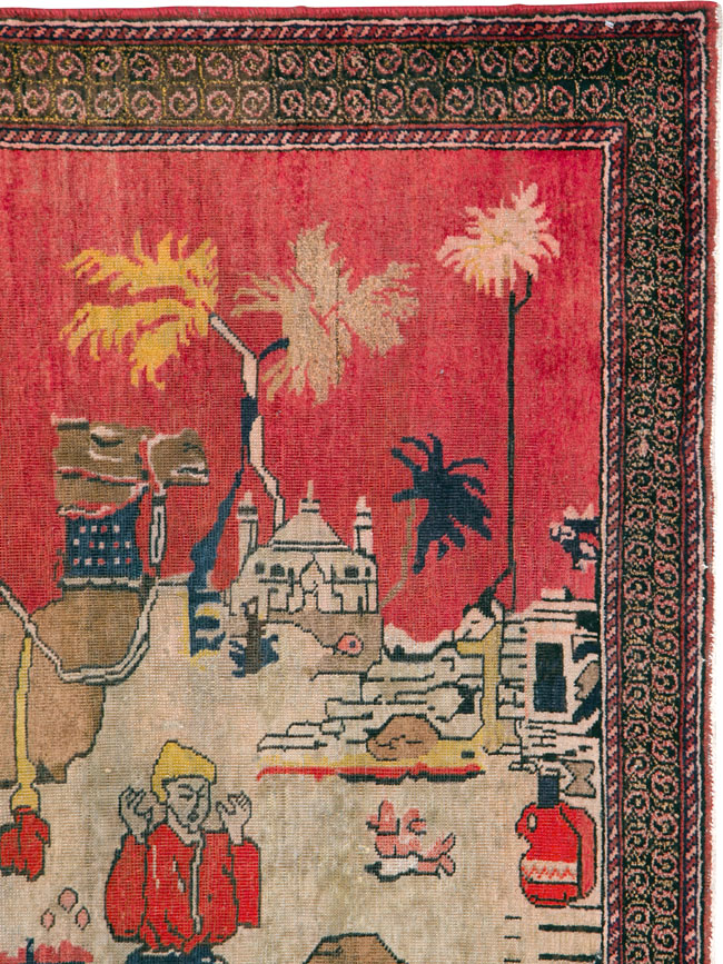 Vintage Baluch Rug, No.25591 - Galerie Shabab