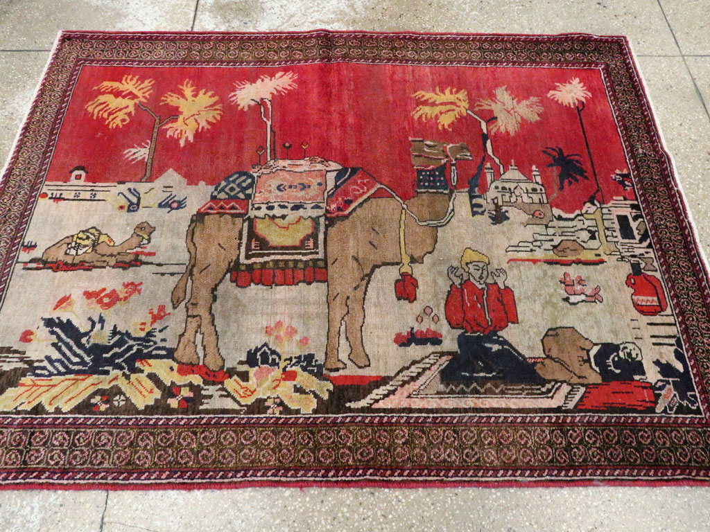 Vintage Baluch Rug, No.25591 - Galerie Shabab