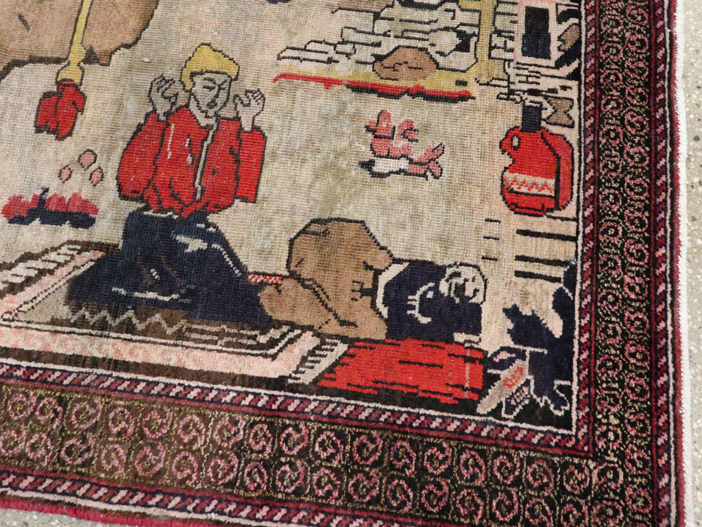 Vintage Baluch Rug, No.25591 - Galerie Shabab