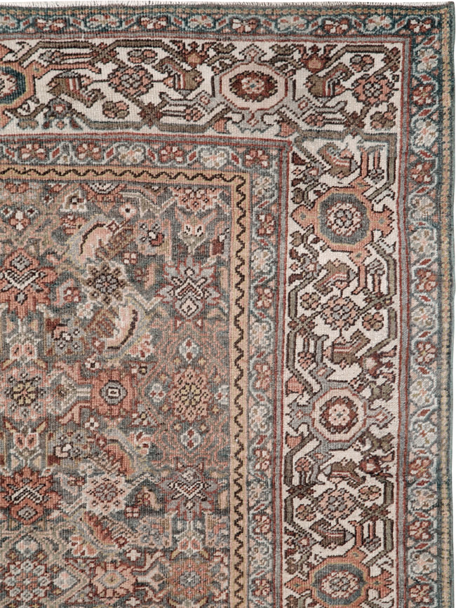 Antique Persian Mahal Gallery Carpet, No.25609 - Galerie Shabab