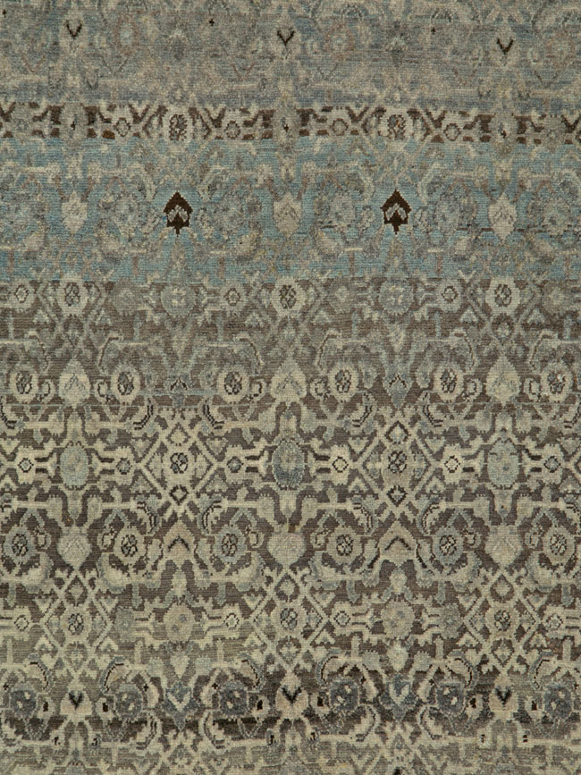 Vintage Persian Malayer Gallery Carpet, No.25613 - Galerie Shabab