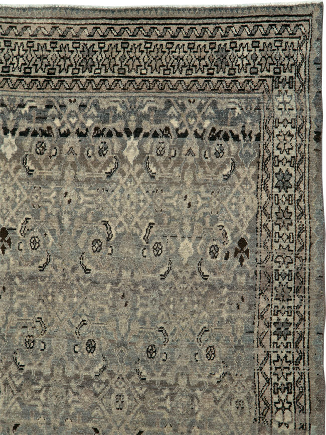 Vintage Persian Malayer Gallery Carpet, No.25613 - Galerie Shabab