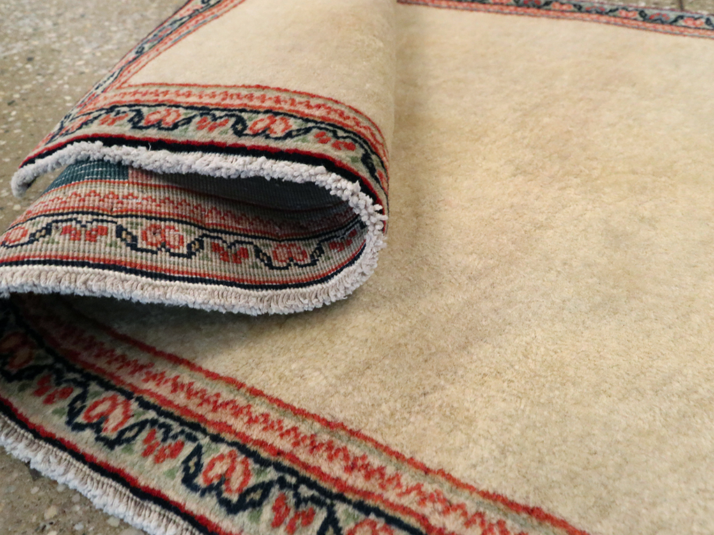 Antique Persian Kashan Pictorial Rug, No.25617 - Galerie Shabab