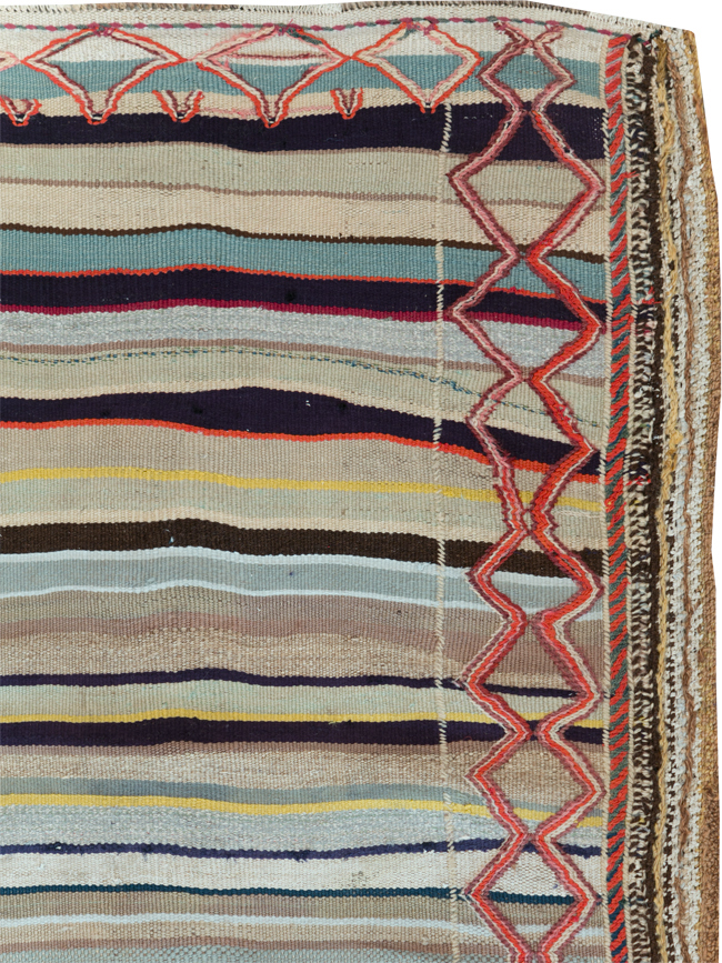 Vintage Persian Flatweave, No.25620 - Galerie Shabab