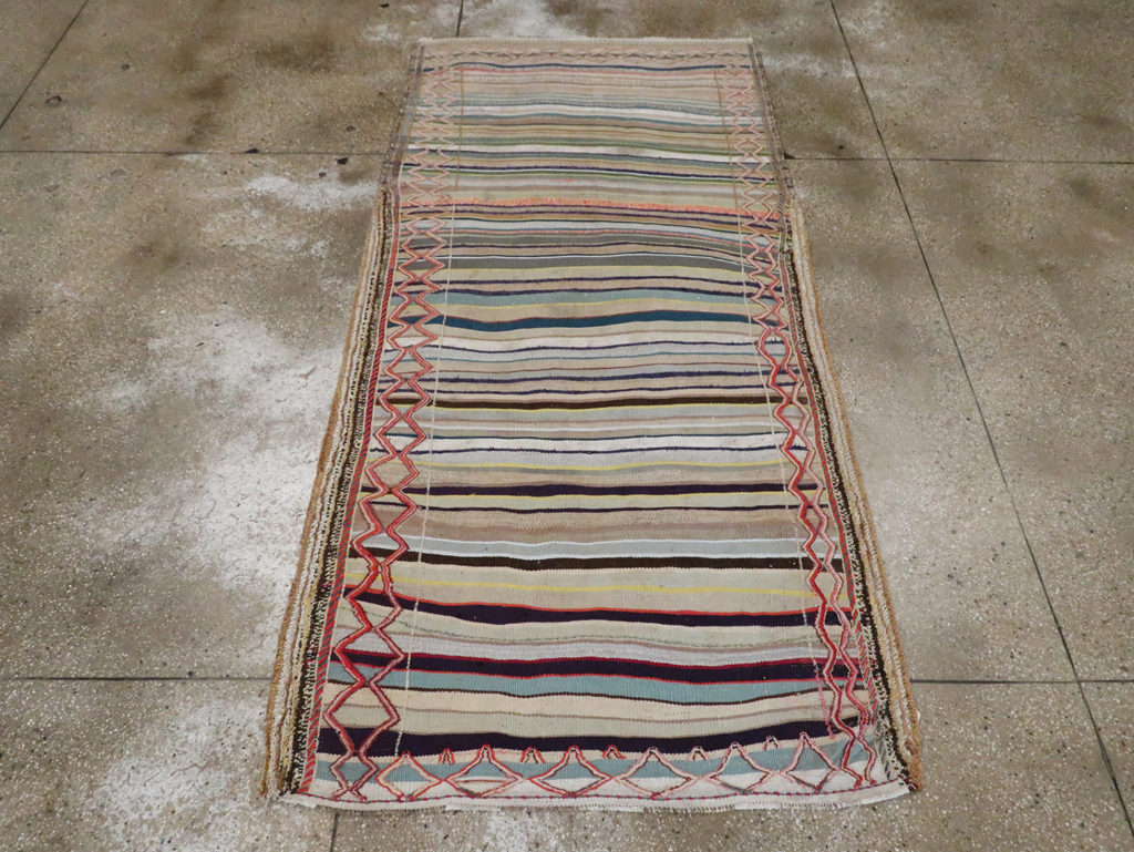 Vintage Persian Flatweave, No.25620 - Galerie Shabab