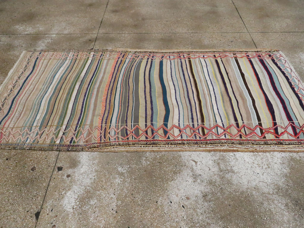 Vintage Persian Flatweave, No.25620 - Galerie Shabab