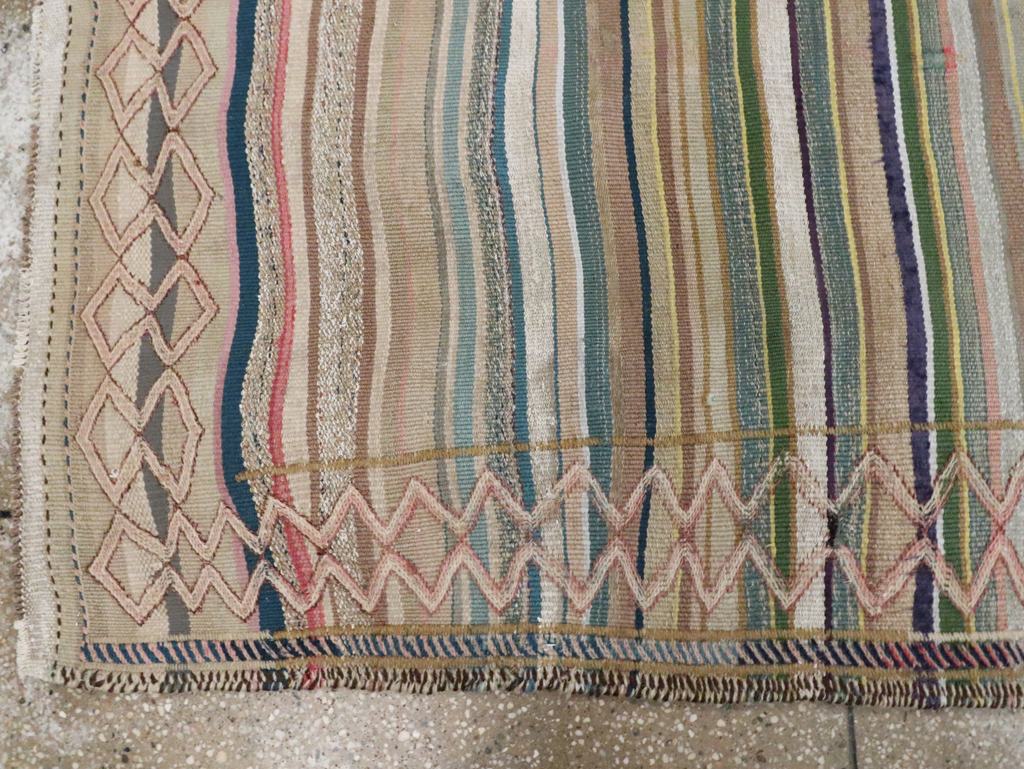 Vintage Persian Flatweave, No.25620 - Galerie Shabab