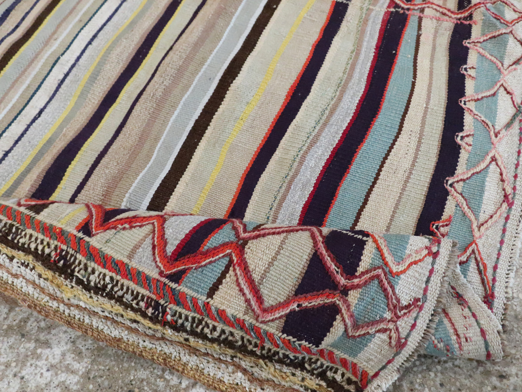 Vintage Persian Flatweave, No.25620 - Galerie Shabab