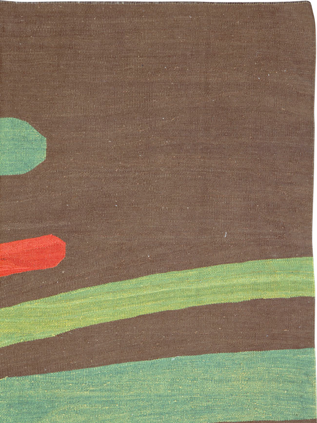 Modern Persian Kilim, No.25621 - Galerie Shabab