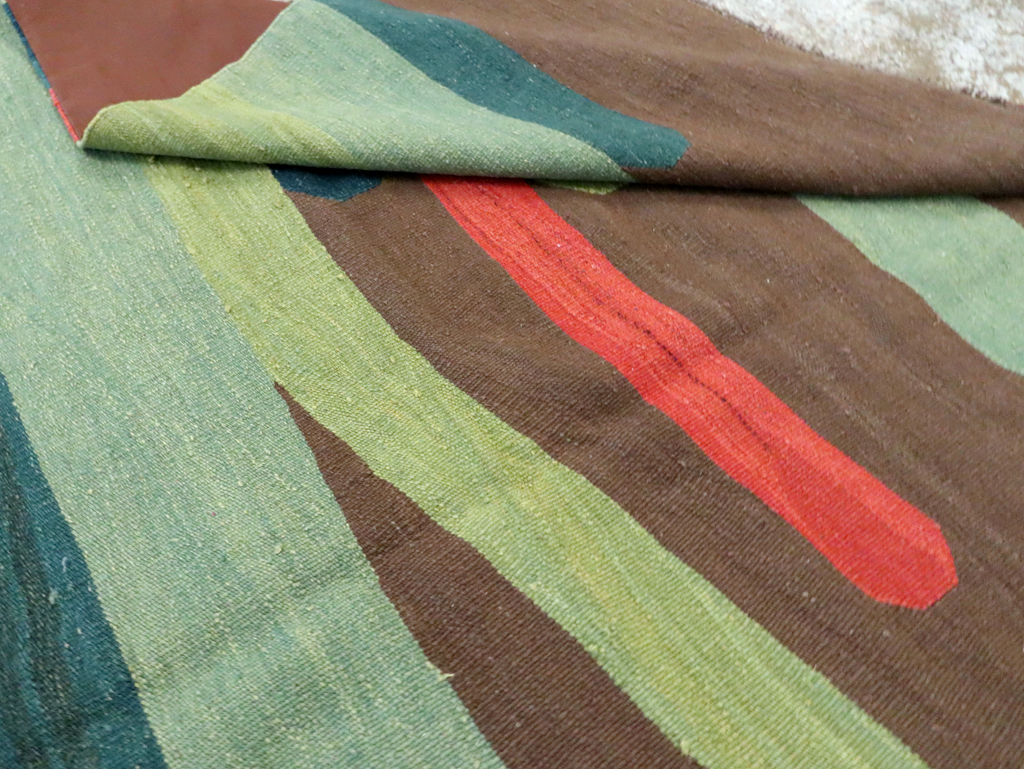 Modern Persian Kilim, No.25621 - Galerie Shabab