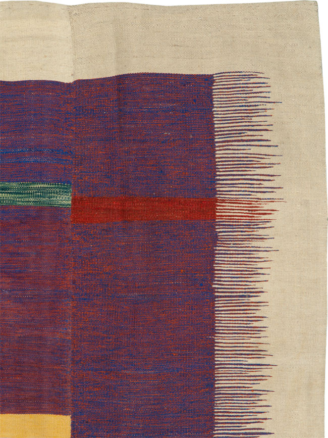 Modern Persian Flatweave, No.25623 - Galerie Shabab