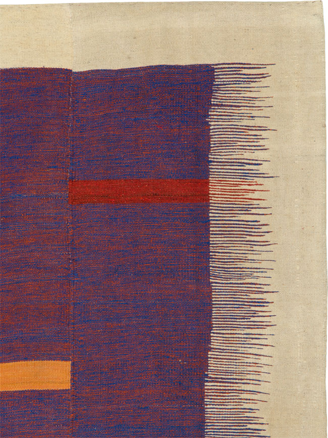 Modern Persian Flatweave, No.25623 - Galerie Shabab