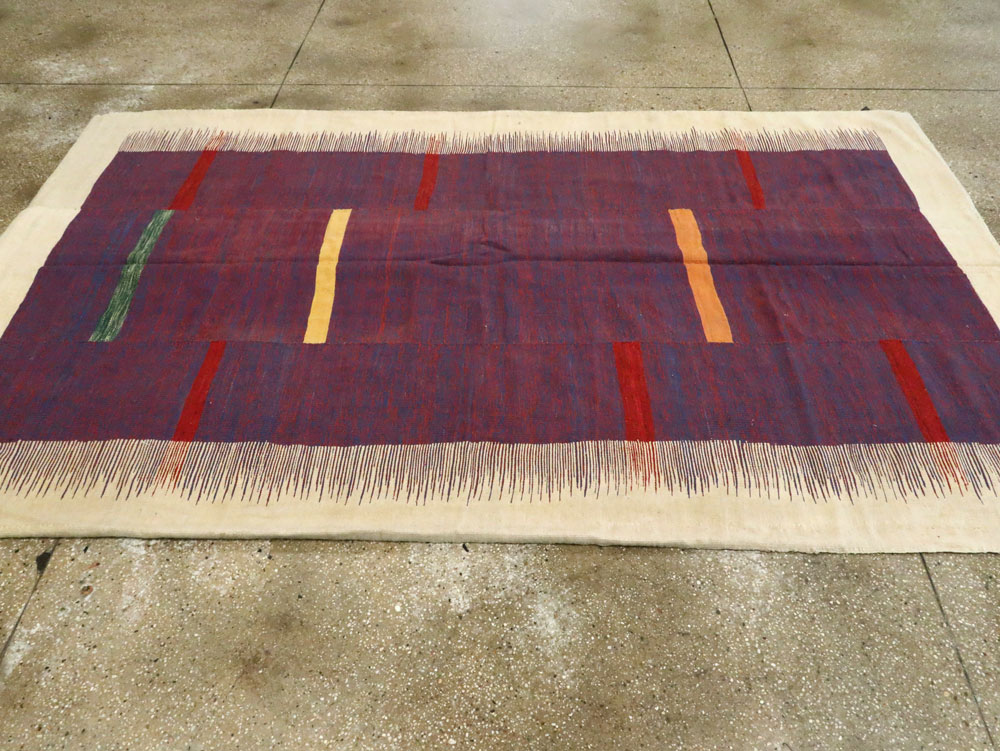 Modern Persian Flatweave, No.25623 - Galerie Shabab