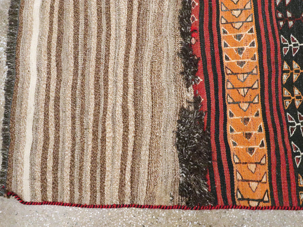 Vintage Persian Chaharmahal Bakhtiari Tacheh Flatweave Kilim , No.25628 - Galerie Shabab