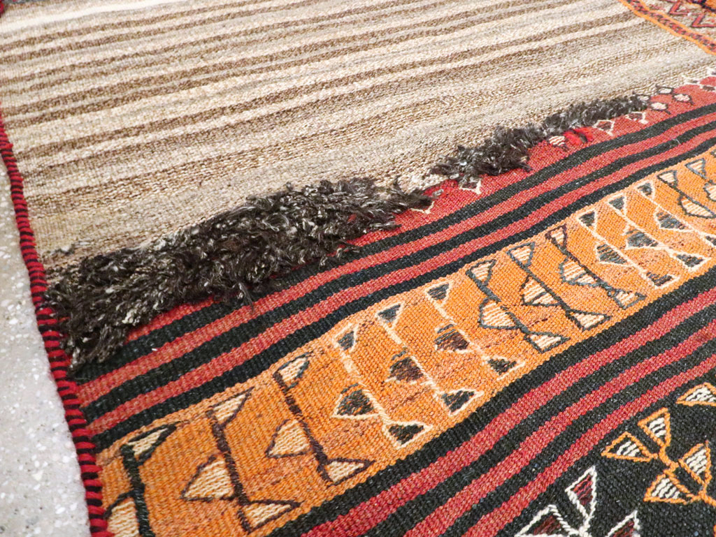 Vintage Persian Chaharmahal Bakhtiari Tacheh Flatweave Kilim , No.25628 - Galerie Shabab
