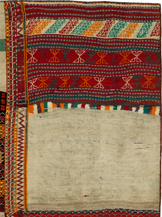 Vintage Persian Flatweave, No.25632 - Galerie Shabab