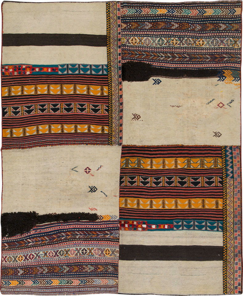 Vintage Persian Flatweave, No.25633 - Galerie Shabab