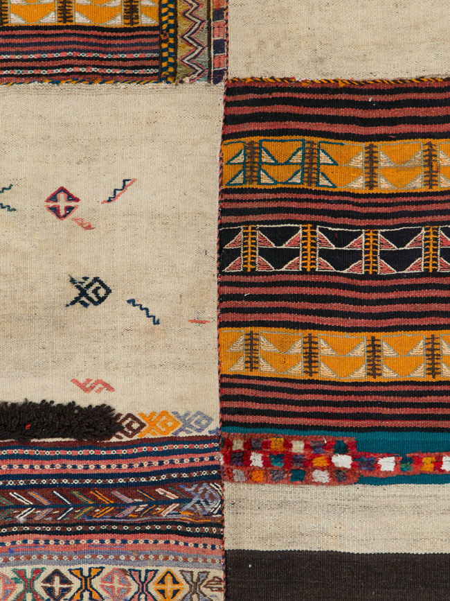 Vintage Persian Flatweave, No.25633 - Galerie Shabab