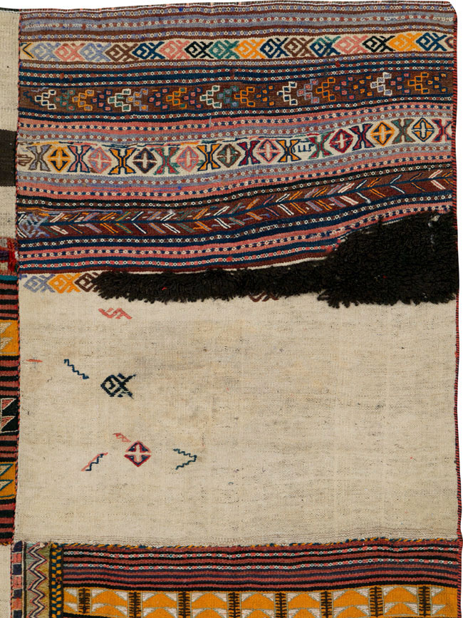 Vintage Persian Flatweave, No.25633 - Galerie Shabab