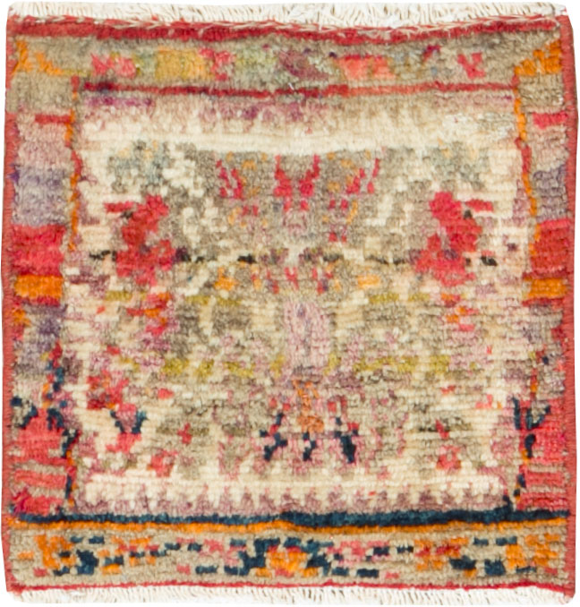 Vintage Persian Shiraz Tribal Bag Face, No.25634 - Galerie Shabab