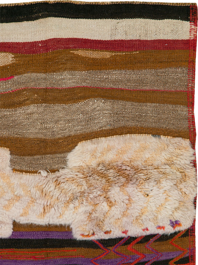 Vintage Persian Kilim, No.25638 - Galerie Shabab