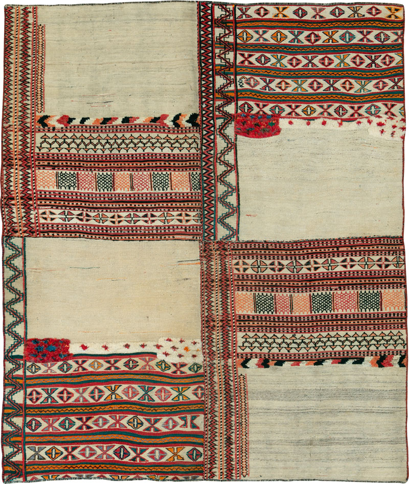 Vintage Persian Flatweave, No.25641 - Galerie Shabab