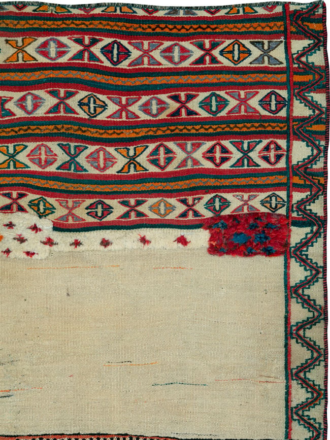 Vintage Persian Flatweave, No.25641 - Galerie Shabab