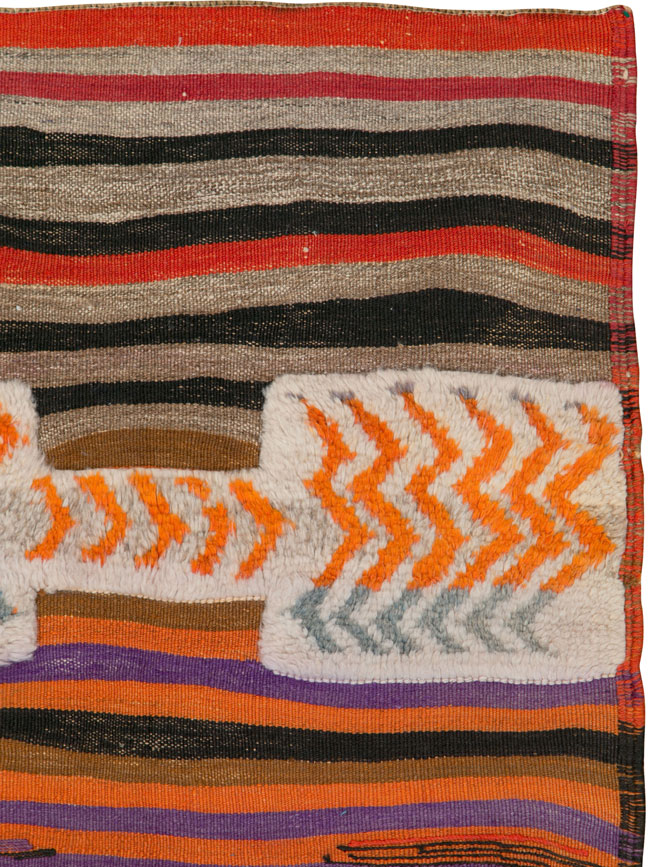 Vintage Persian Kilim, No.25642 - Galerie Shabab