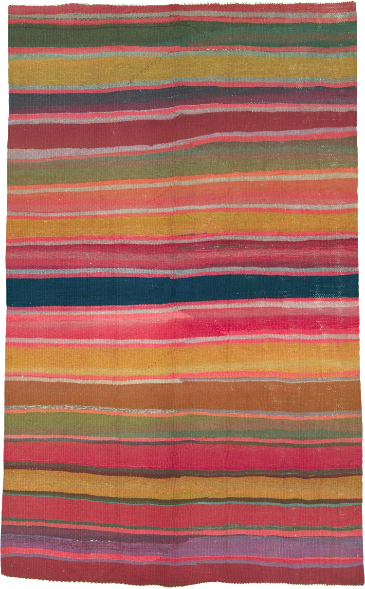Vintage Persian Kilim, No.25643 - Galerie Shabab