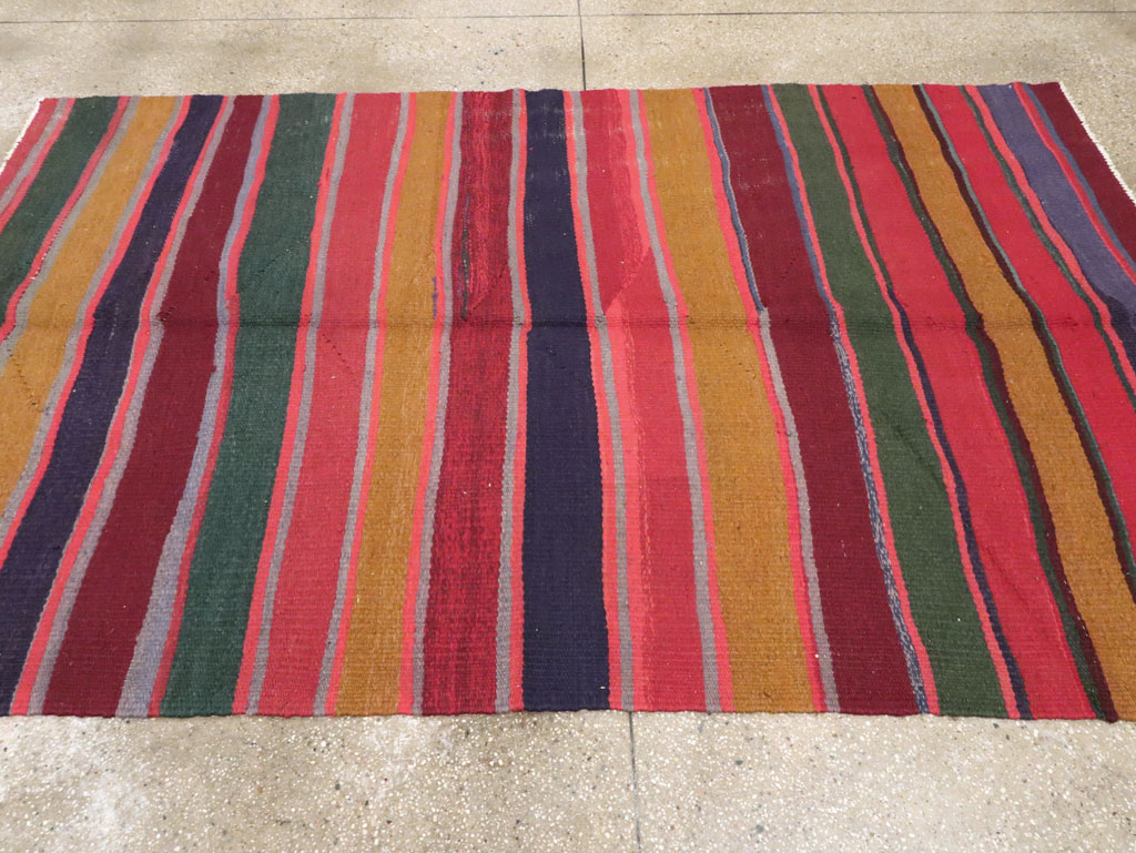 Vintage Persian Kilim, No.25643 - Galerie Shabab