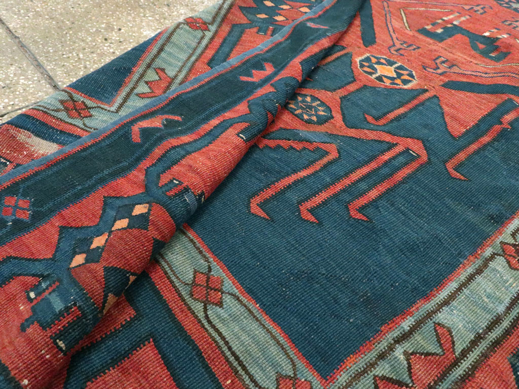 Antique Caucasian Avar Kilim Gallery Carpet, No.25659 - Galerie Shabab