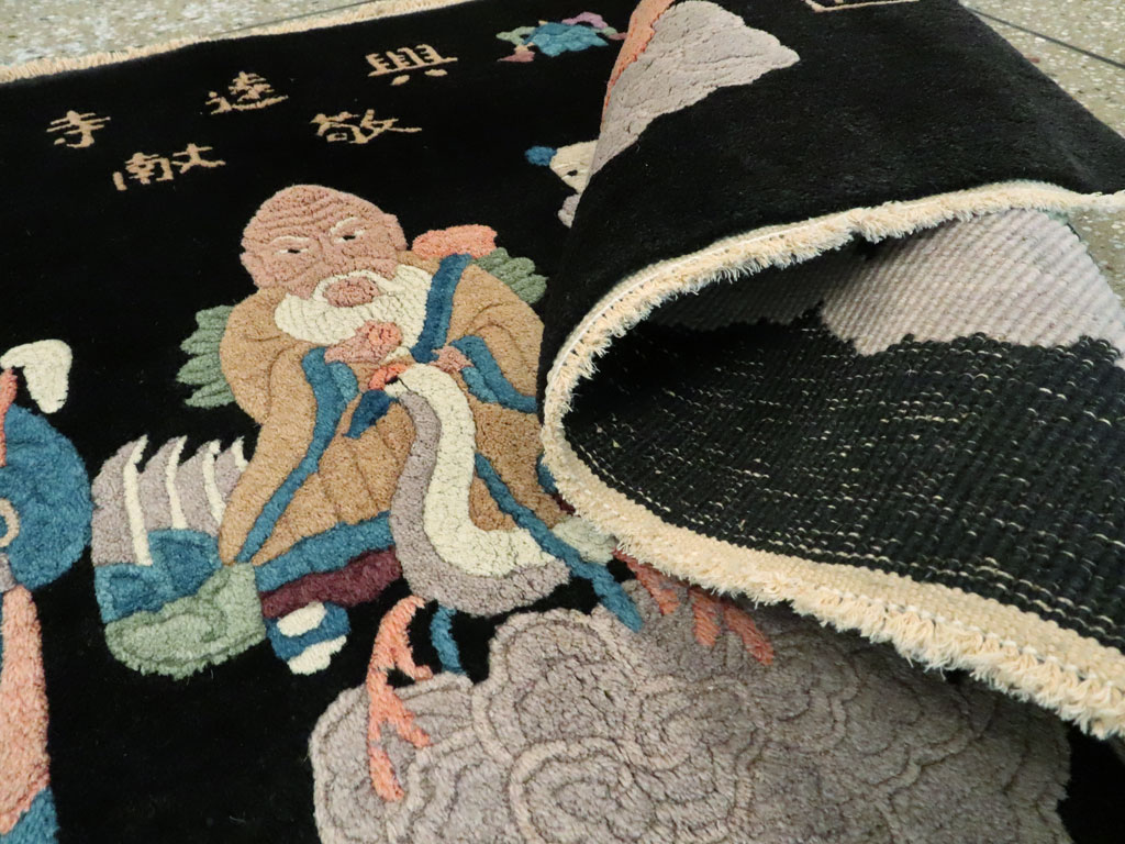 Vintage Chinese Peking Pictorial Rug, No.25660 - Galerie Shabab