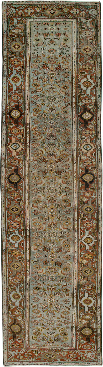 Vintage Persian Malayer Runner, No.25663 - Galerie Shabab